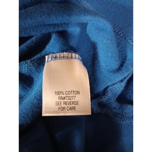 Croft and Barrow Blouse Ladies XXL Royal Blue - Picture 5 of 6